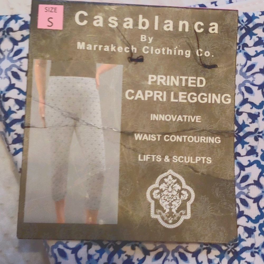 Printed Capri legging. - Picture 3 of 5